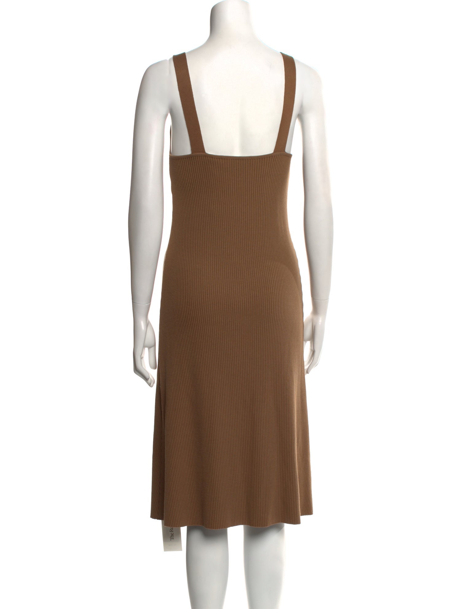 Vince Scoop Neck Midi Length Dress